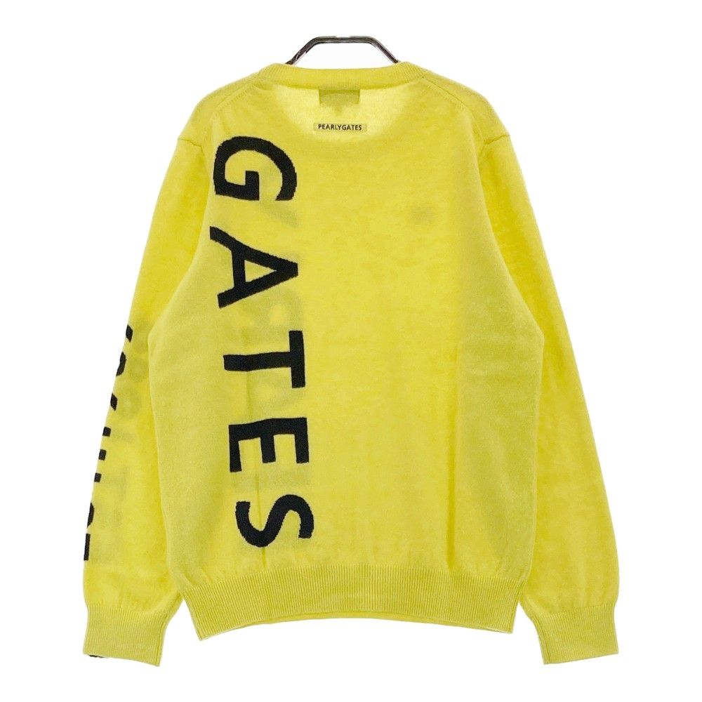 PEARLY GATES - パーリーゲイツ　レディース　春ニット　サイズ０　美品 美品】PEARLY GATES(パーリーゲイツ) ニットセーター 黒