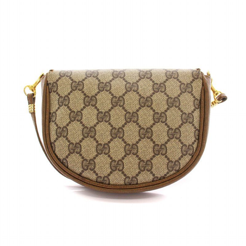 【極美品】GUCCI グッチ GG PVC ショルダーバッグ ヴィンテージ Gucci GGプラス ショルダーバッグ PVCレザー オールドグッチ