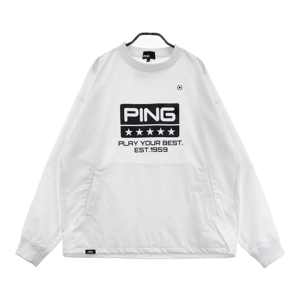 サイズ：L PING ピン 2024年 3WAY ブルゾン ホワイト系
