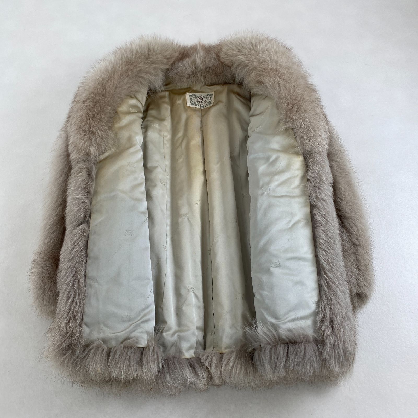 毛皮コート ファーコート フォックスファー 高級 綺麗なカラー 上質