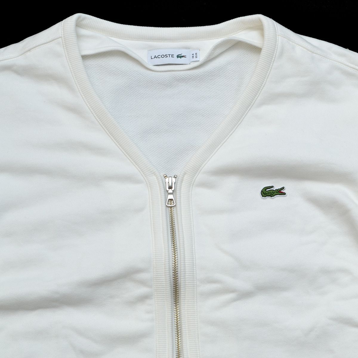 定価18700円 LACOSTE ラコステ プレミアムスウェットジップ 
