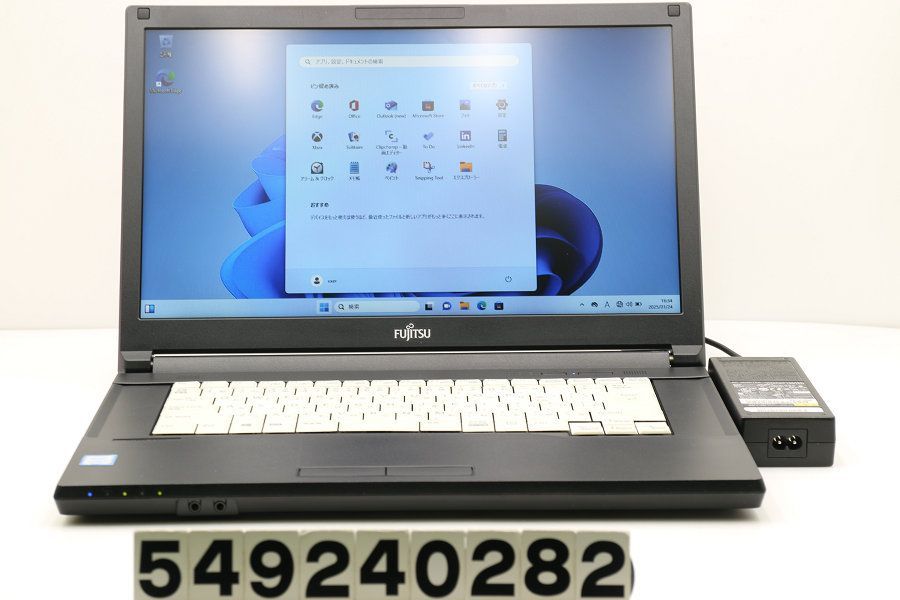 富士通 LIFEBOOK A579/B Core i3 8145U 2.1GHz/8GB/256GB(SSD)/15.6W/FWXGA(1366x768)/Win11 【549240282】