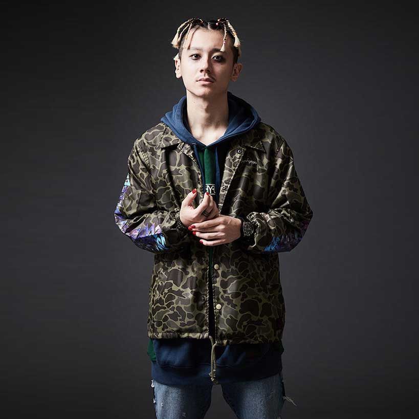 Mサイズ ZEPHYREN ゼファレン CUT THE WORLD COACH JACKET (CAMO1) コーチジャケット