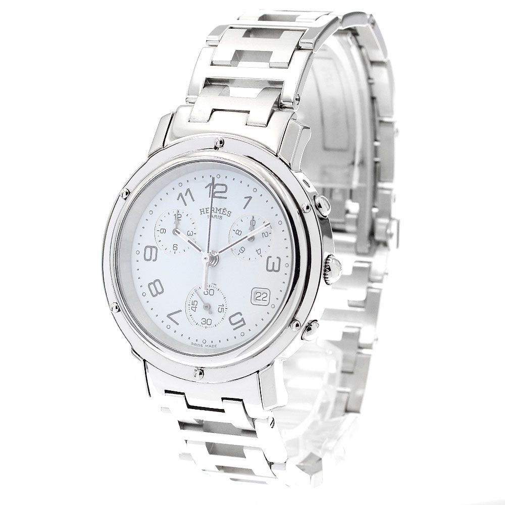 エルメス クリッパー クロノ CL1.910 メンズ エルメス HERMES CL1.910