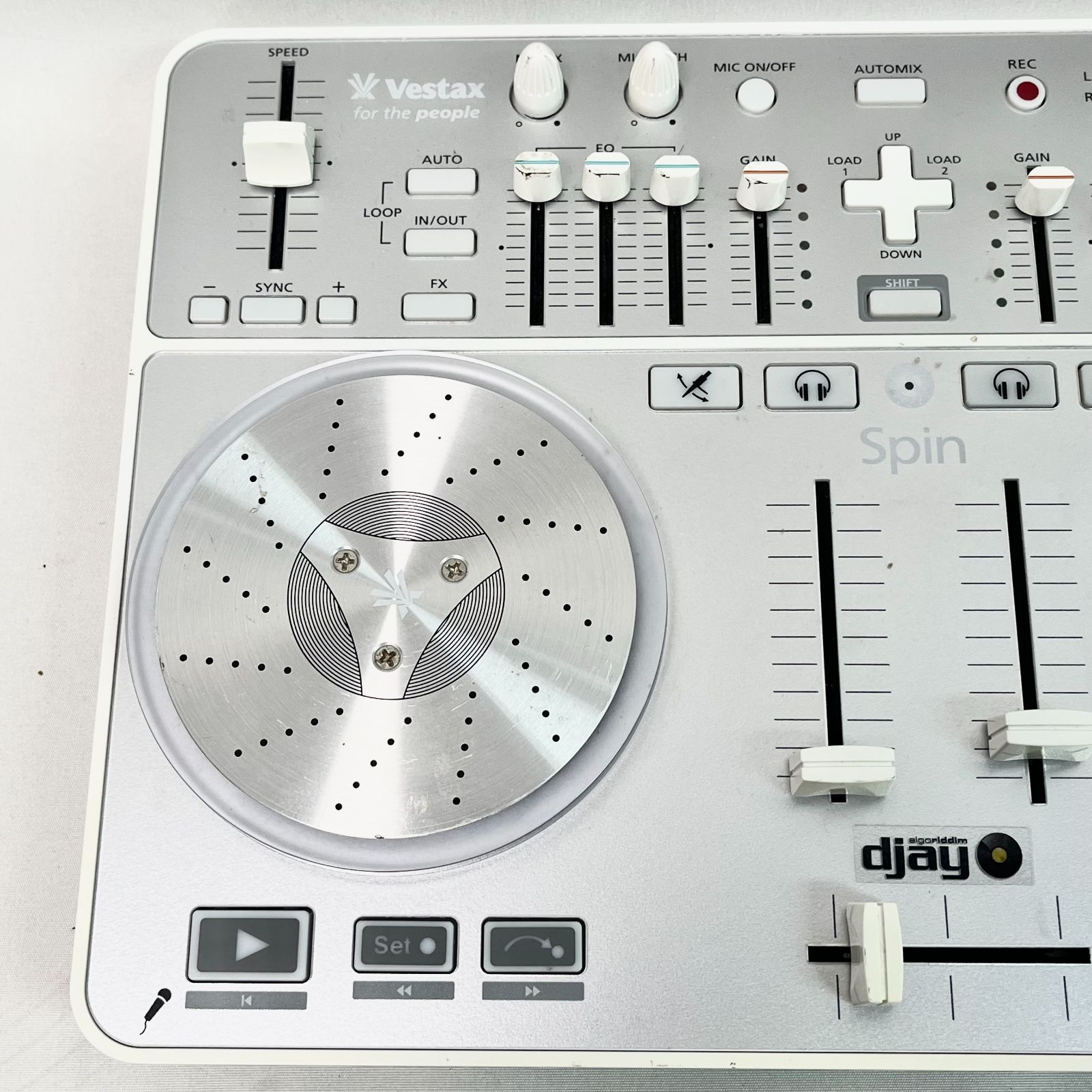 SPIN スピン Vestax ベスタクス djay対応 DJコントローラー 動作確認済み 中古現状品