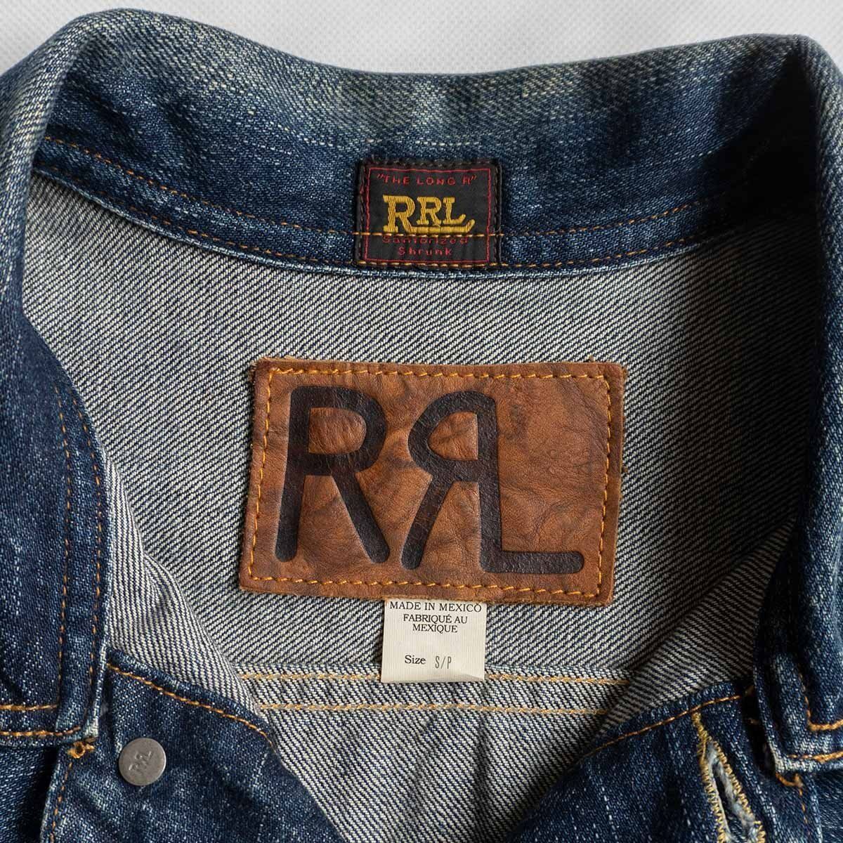 極美品】RRL 【COWBOY DENIM JACKET】S インディゴ カウボーイ