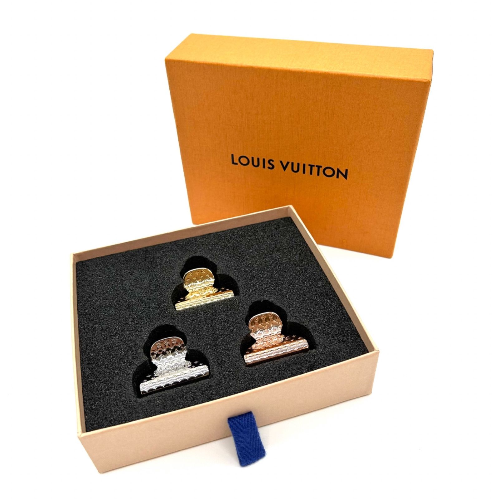 LOUIS VUITTON ルイヴィトン アクセソワール シュブ ナノグラム M68389 ヴィトン ヘアアクセサリー レディース ３点セット