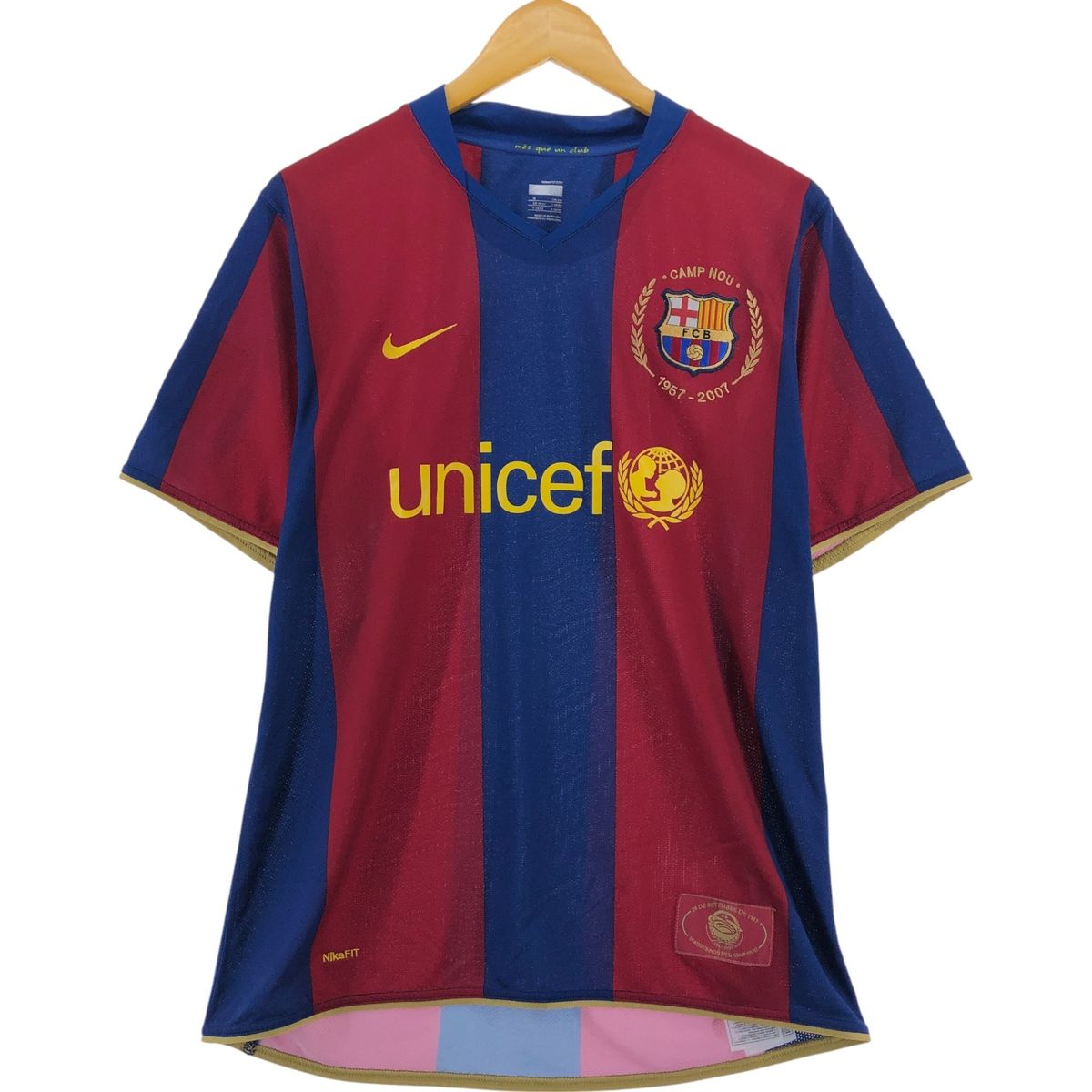NIKE ナイキ/ 半袖 ウェア L ユニフォーム FCB LaLiga 刺繍
