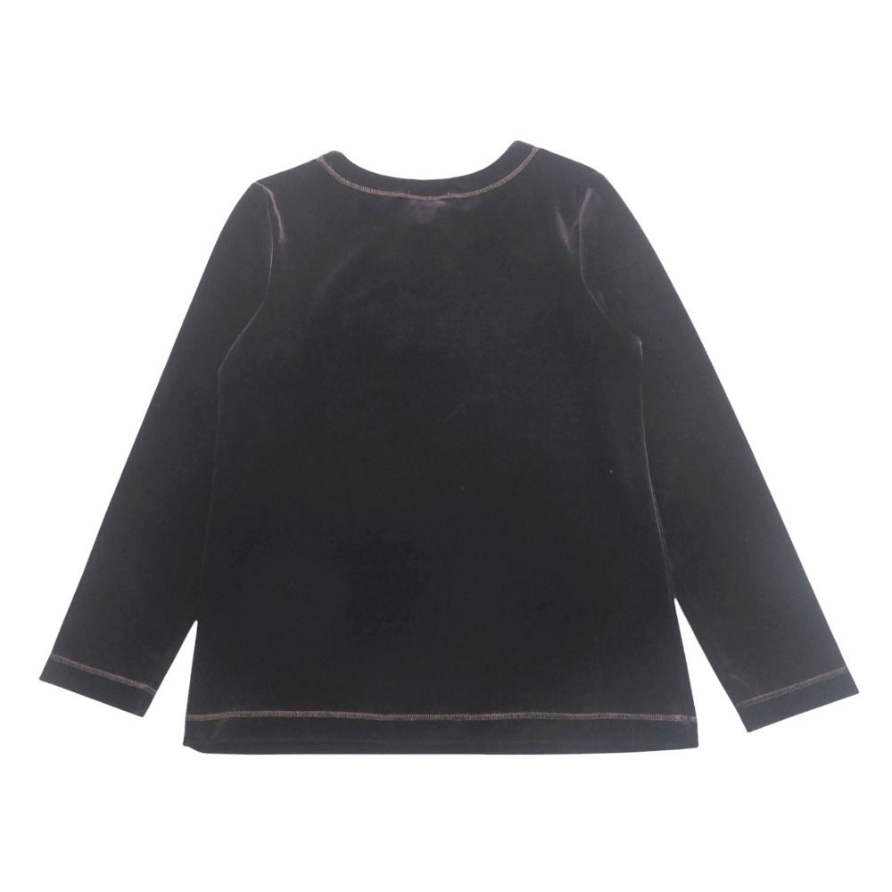 美品✨FENDI カットソー ズッカ FF柄 ベロア コントラストトリム ロンT 美品✨FENDI カットソー ズッカ FF柄 ベロア コントラストトリム ロンT