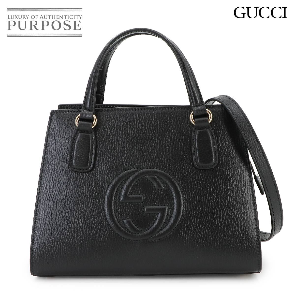 未使用 展示品 グッチ GUCCI ソーホー インターロッキングG 2way 