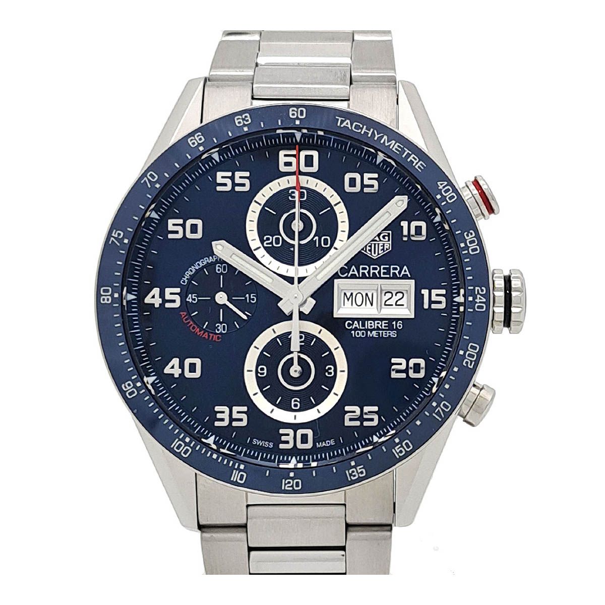 タグホイヤー カレラ クロノグラフ デイデイト CV2A1V.BA0738 自動巻き ステンレススティール メンズ TAG HEUER【中古】 【時計】