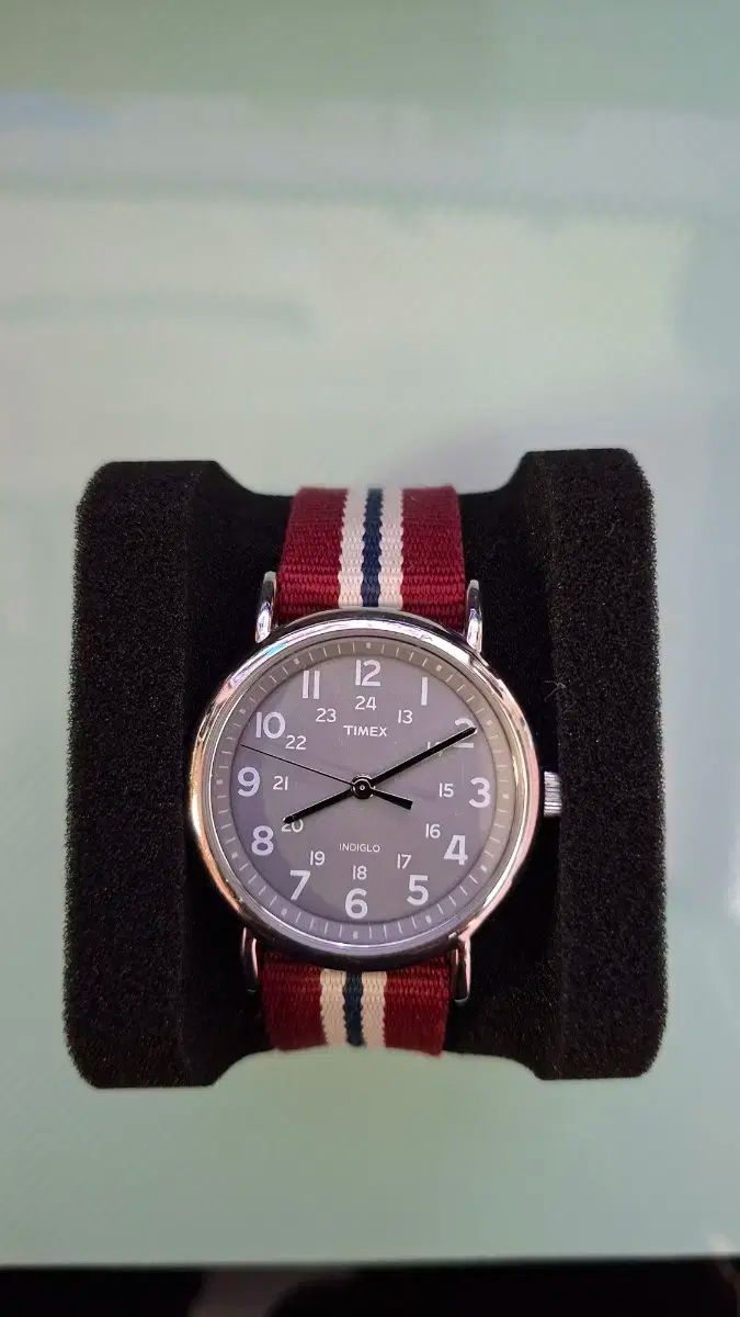 TIMEX タイメックス INDIGLO 時計 ストライプ バンド