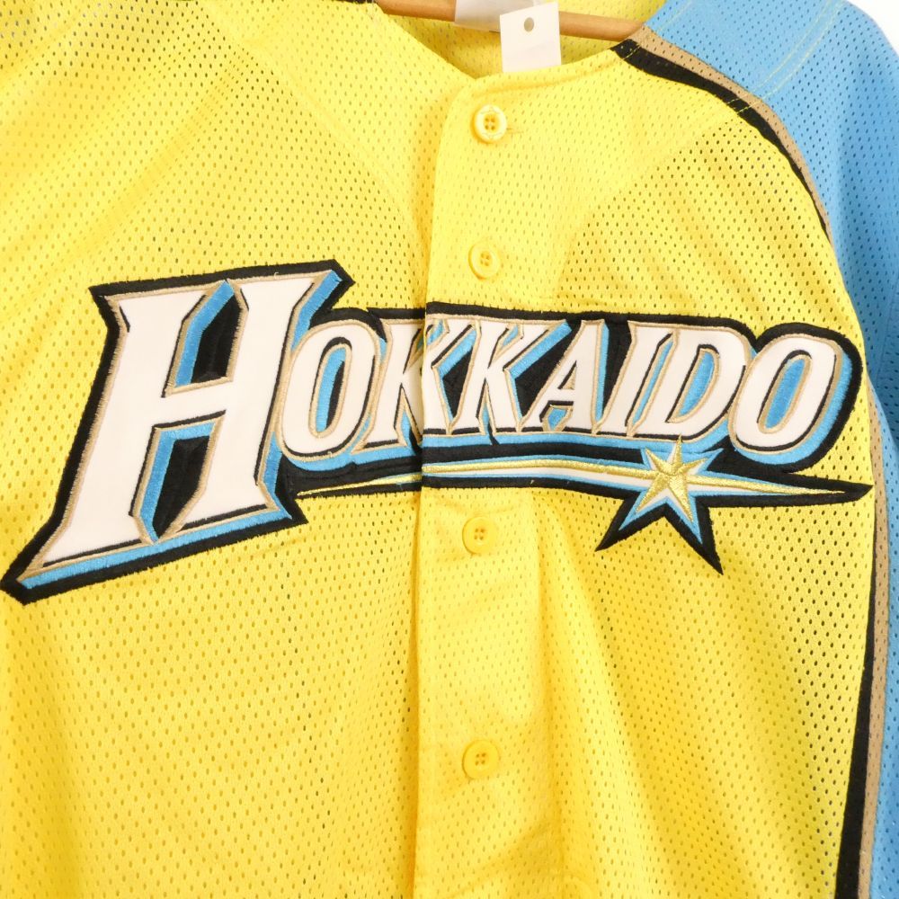 MIZUNO - 美品 MIZUNO ミズノ WLHS2017 北海道日本ハムファイターズ #11 大谷翔平選手 ユニフォーム 1点 M ポリエステル100% 半袖 レプリカ プロ野球 ベースボール メンズ HU1498A90 美品 MIZUNO ミズノ WLHS2017 北海道日本ハムファイターズ #11