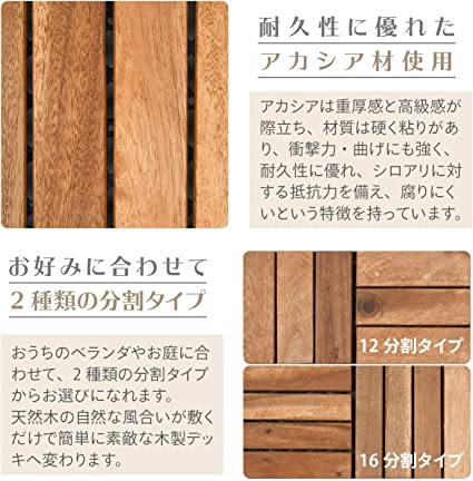 人気の福袋 偉大な 新品 未使用 山善 天然木ウッドパネル ガーデンタイル 1枚バラ売り 天然木アカシア材 N その他 Www Sundiscountpharmacy Com Www Sundiscountpharmacy Com