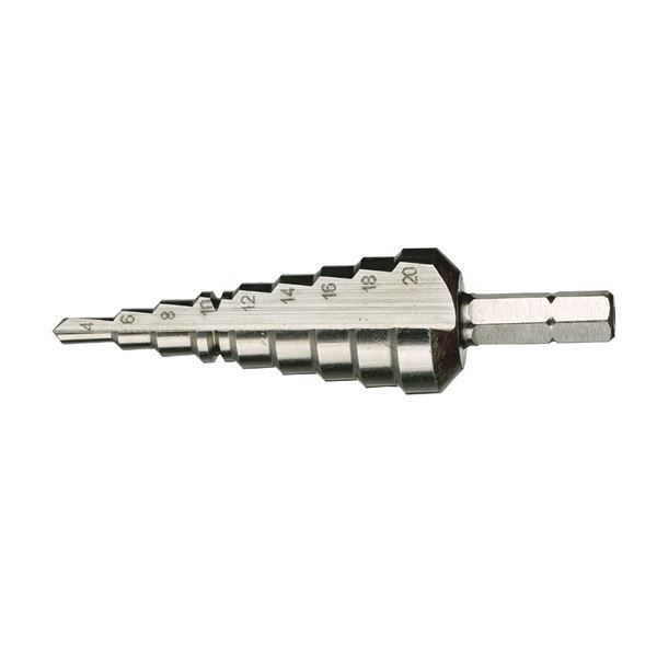WERA ヴェラ ステップ ツイスト ドリルビット 六角軸 差込6.35mm 刃先サイズ4-20mm 9段 104672 工具 ツール DIY 作業工具 道具