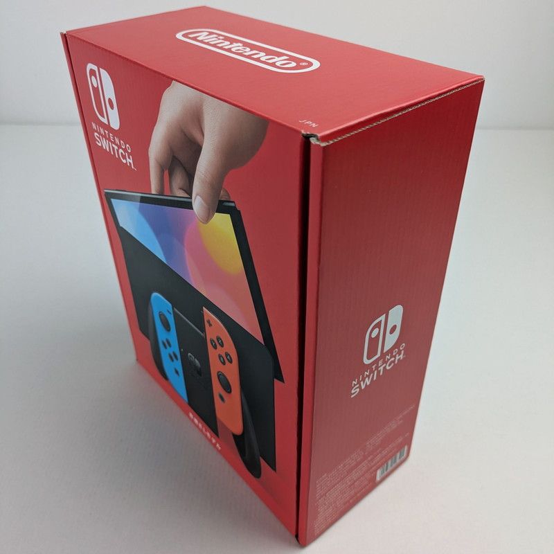 【1円～】送料無料・未使用品 ニンテンドースイッチ本体 ネオンブルー/ネオンレッド ★店舗印あり ★美品 [S200670] Nintendo Switch ネオンブルー 新品 未使用 スイッチ 本体