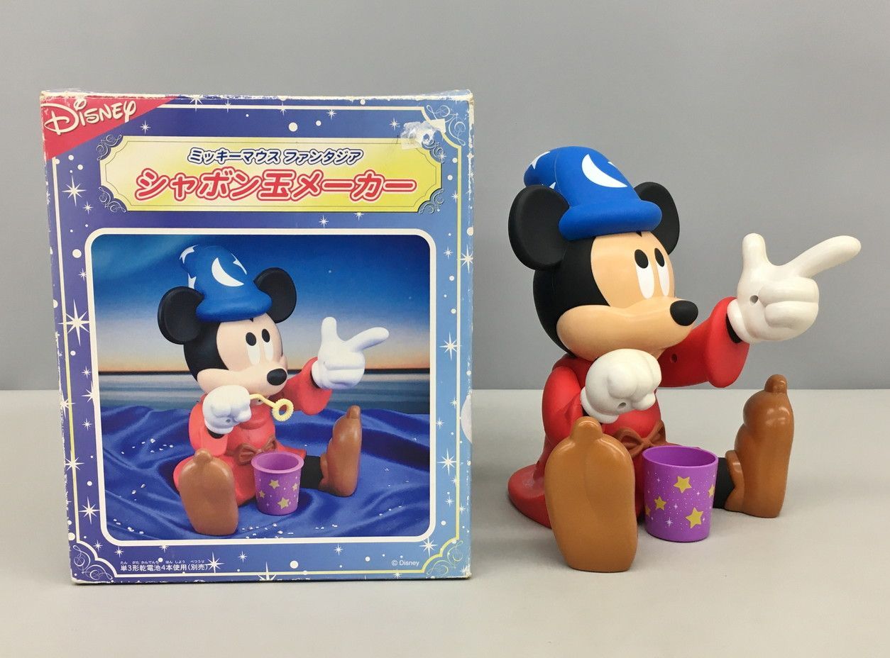 新品未開封　ミッキー　ファンタジア　シャボン玉メーカー シャボン玉メーカー ミッキーマウスファンタジア 付属品欠品