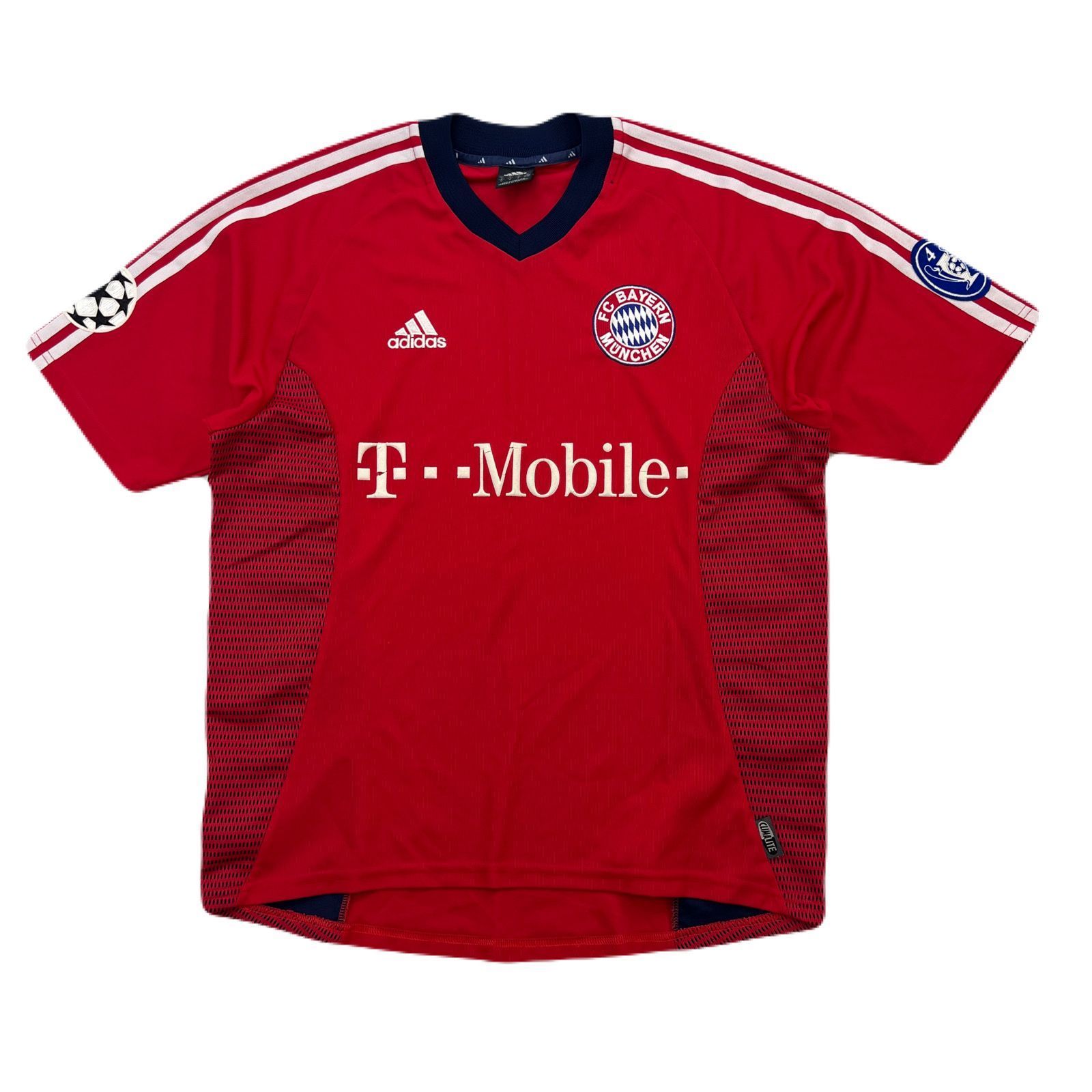 adidas バイエルン ミュンヘン ユニフォーム メンズ O レッド チャンピオンズリーグモデル サッカー 赤 半袖 CLパッチ アディダス ●BK205