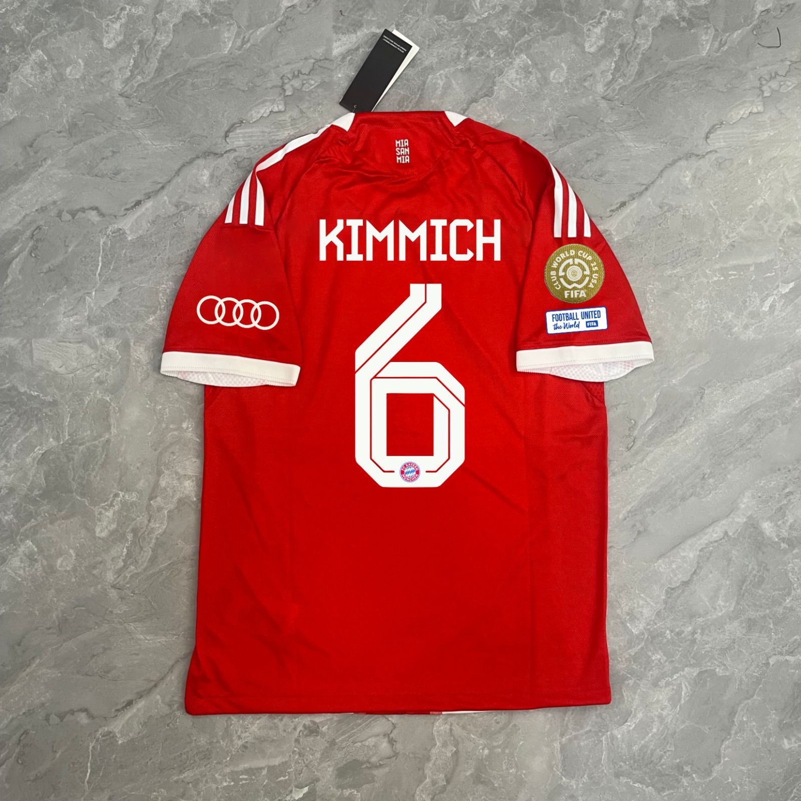ま*4様 ★新品未使用★24-25・バイエルンミュンヘン★#6・KIMMICH★ ☆新品未使用☆24-25・バイエルンミュンヘン☆#6・KIMMICH☆XL・長袖