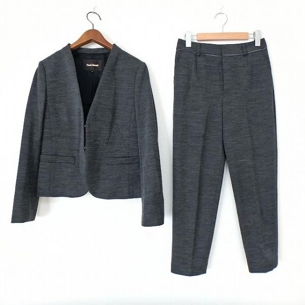 wnc ポール・スチュアート PaulStuart パンツスーツ 6 4 グレー系