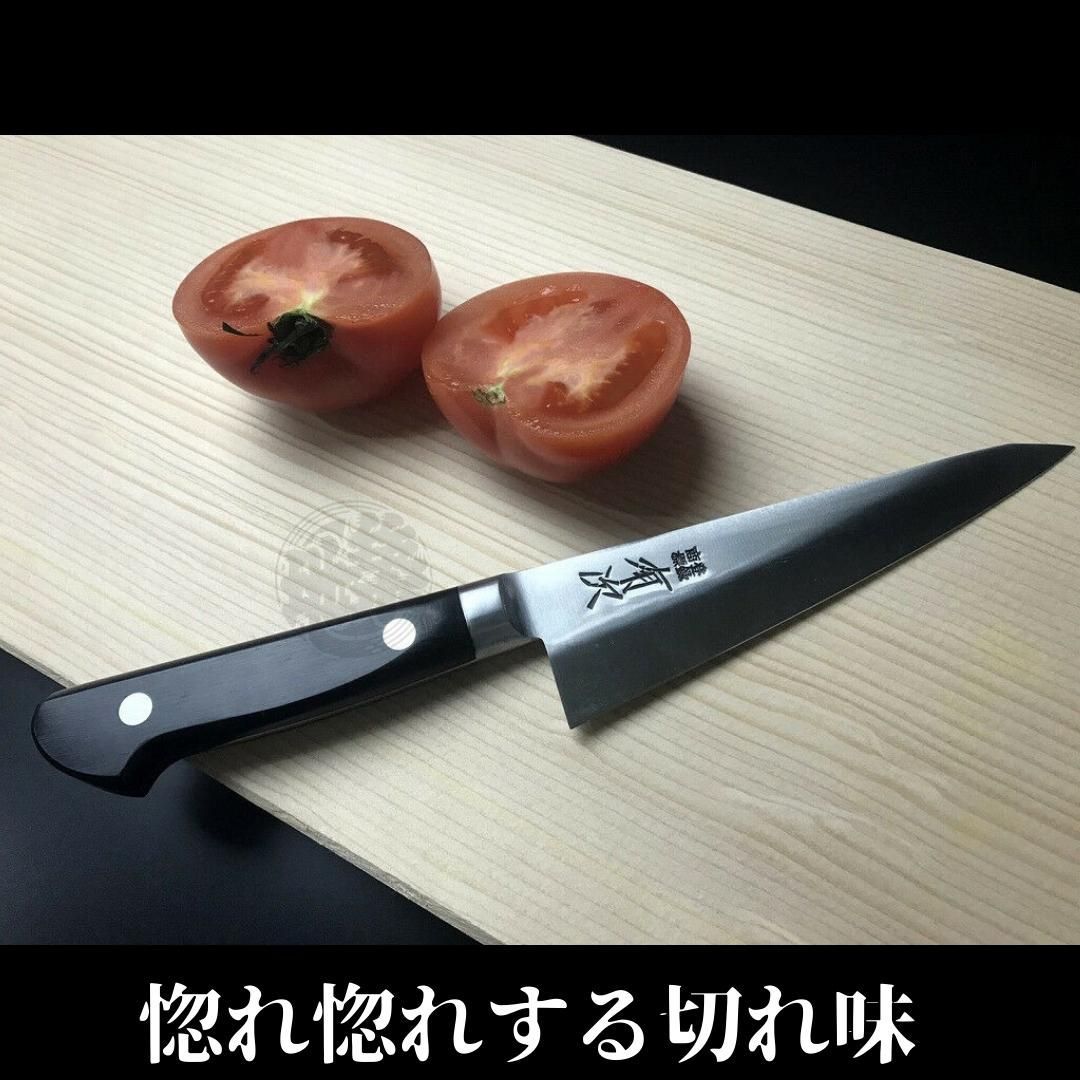 有次 包丁 骨スキ 150mm 日本製 S合金鋼 築地 ARITSUGU 黒木柄 鞘付 有