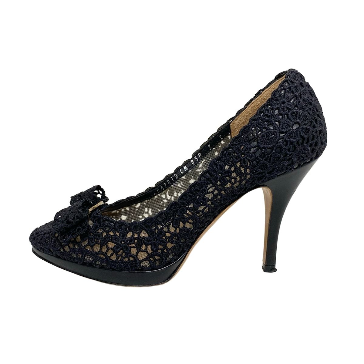 core java | java module | collection framework |... FERRAGAMO/SalvatoreFerragamo(サルバトーレフェラガモ) パンプス 7C レディース - 黒 レース/メッシュ ...