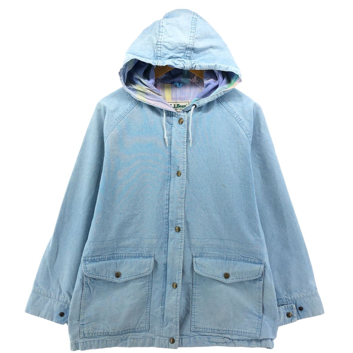 古着 80年代 エルエルビーン L.L.Bean デニムパーカー レディースM相当 ヴィンテージ|eaa547447