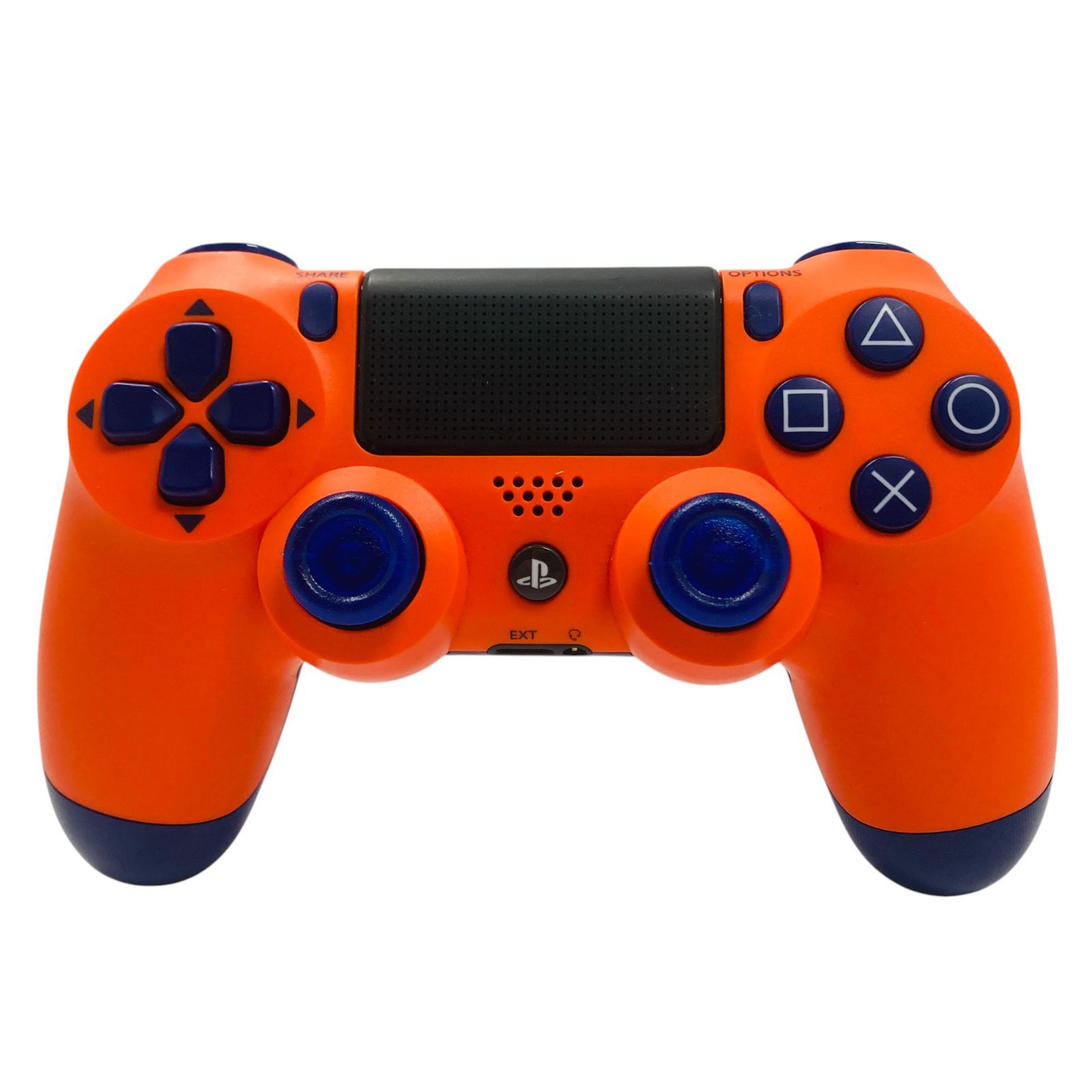 PS4 カスタムコントローラー オレンジブルー 純正 DUALSHOCK4 PS4 カスタムコントローラー オレンジブルー 純正 DUALSHOCK4