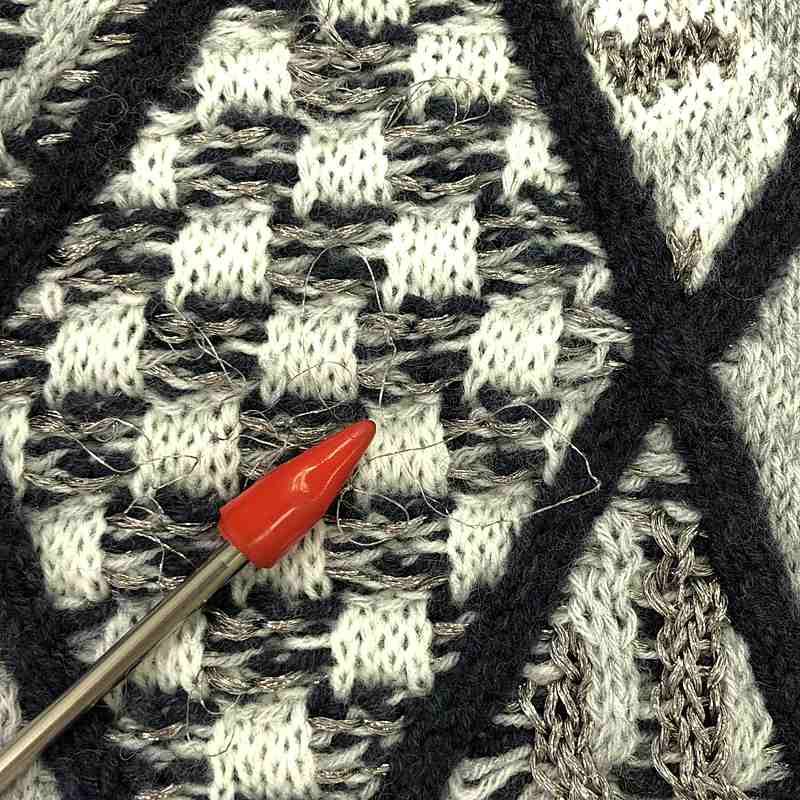rurumu: / 縷縷夢兎るるむう | 2020AW | sacredness garden mix pattern knit pullover / ハイネック ニット | F | グレー | レディース rurumu: / 縷縷夢兎るるむう | 2020AW | sacredness garden mix