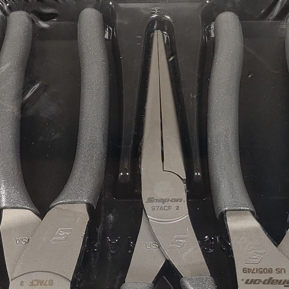 ♥品 スナップオン Snap-on 3pcプライヤーセット PL307ACFDT ダークチタン