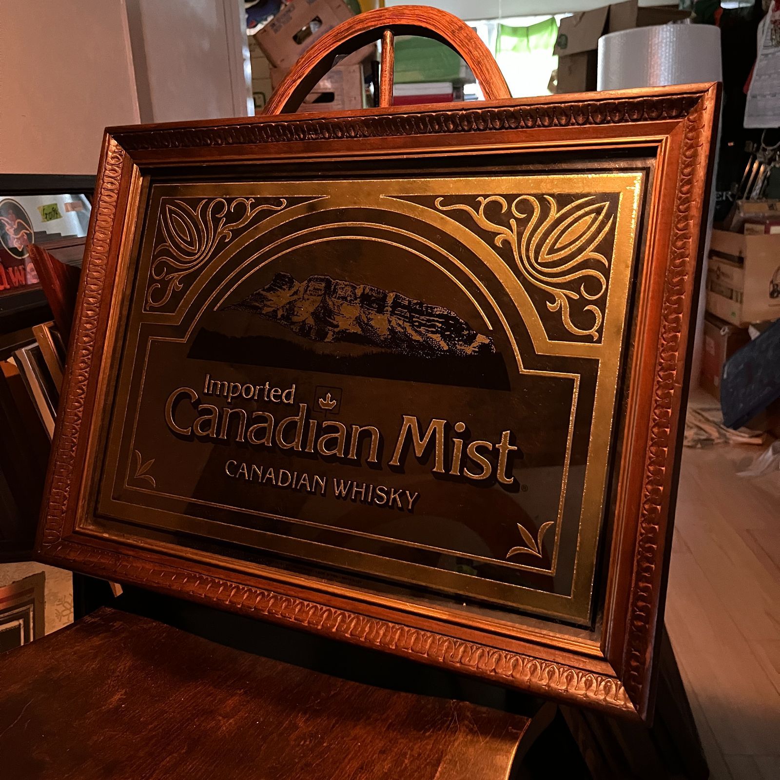 ヴィンテージCANADIAN MIST カナディアンミストパブミラー