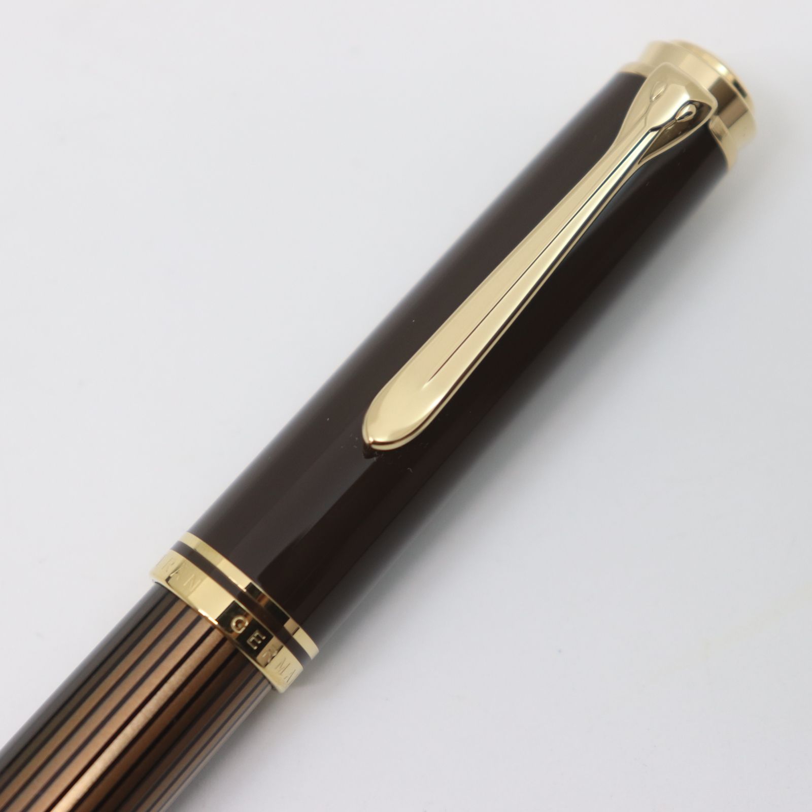ITAUF0RUJIRK 新品 ペリカン 万年筆 スーベレーン M800 ブラウン 18C
