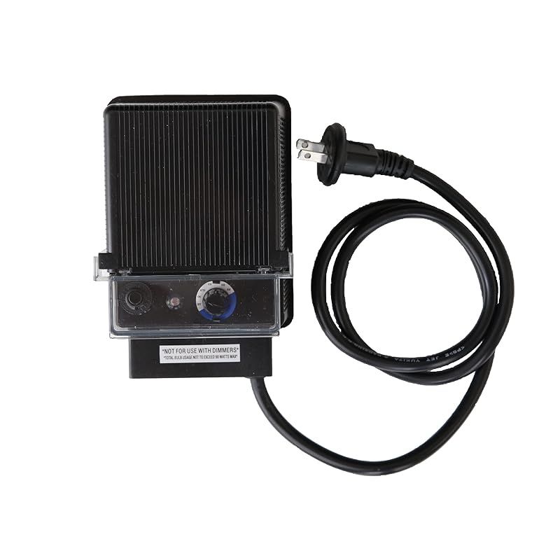 バークレー「Berkley」 ローボルトガーデンライト 90VA光センサー付電源トランス (LEDライトは60Wまで)