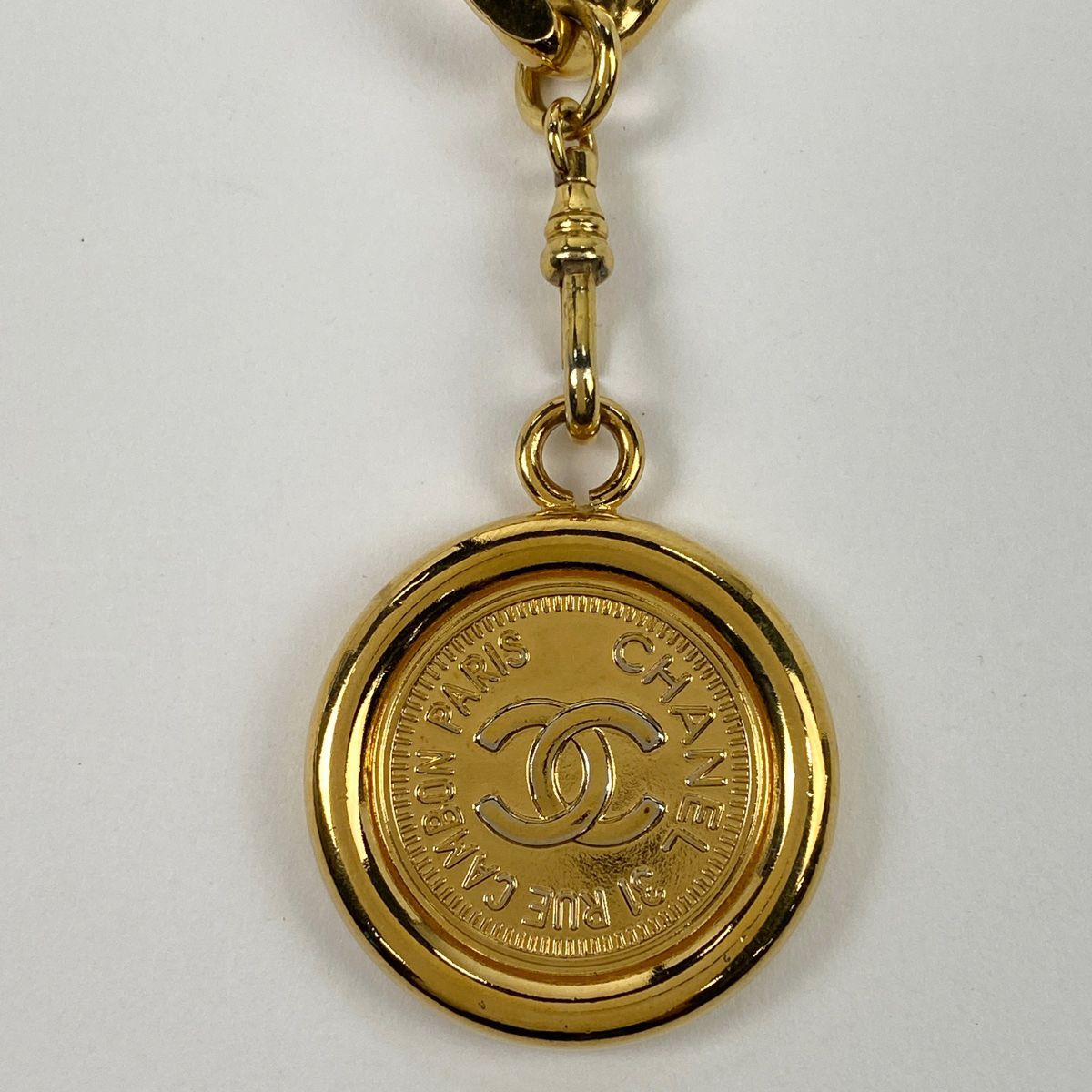 シャネル CHANEL ココマーク チェーン ベルト ロゴ 94A刻印