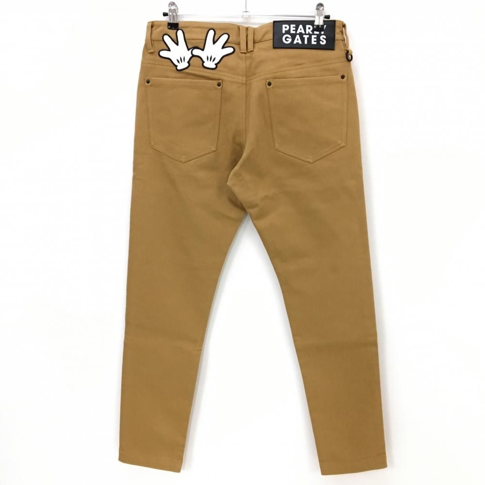 パーリーゲイツ×Disney パンツ ライトブラウン ミッキー コラボ メンズ 5 L ゴルフウェア PEARLY GATES