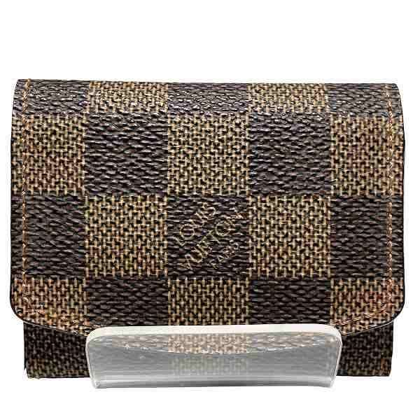 ルイヴィトン Louis Vuitton ダミエ カフスケース M64681 ブランド小物 3つ折りケース ユニセックス