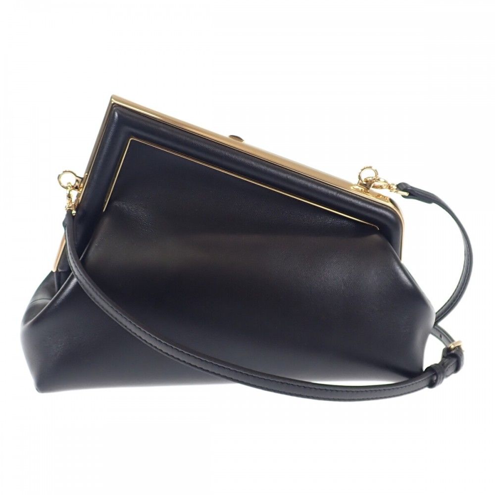中古】フェンディ FENDI ファーストスモール クラッチバッグ Fデザイン  
