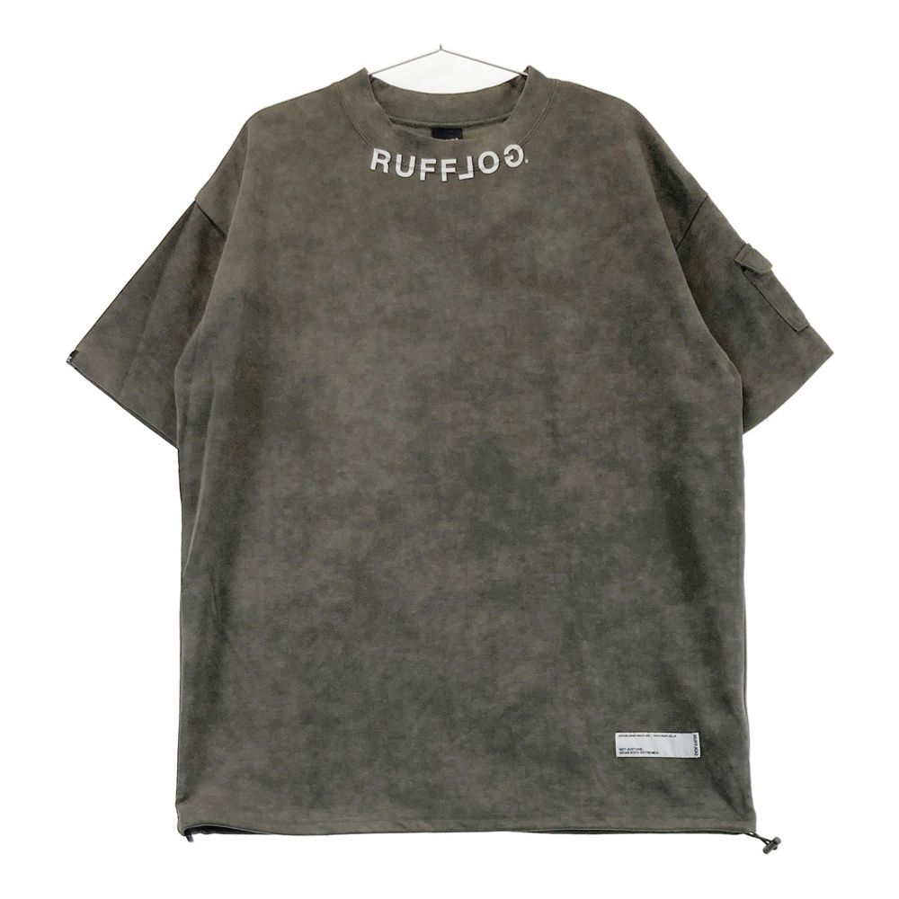 サイズ XL RUFFLOG ラフロッグ 半袖モックネックTシャツ グレー系 240101538361 ゴルフウェア メンズ ストスト