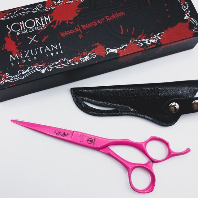 ミズタニシザーズ ミズタニシザーMIZUTANI SCISSORS】SCHOREM MASTER PINK FLAMINGOⅡピンクフラミンゴ2  シザー オフセット 理容 美容ハサミ 美容師 理容師 右利き 6インチ 中古 sc523 - メルカリ