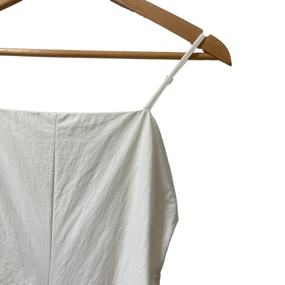 24SS THE TOE ザトゥー キャミソール ティアード ロングワンピース サイズM ホワイト レディース 古着