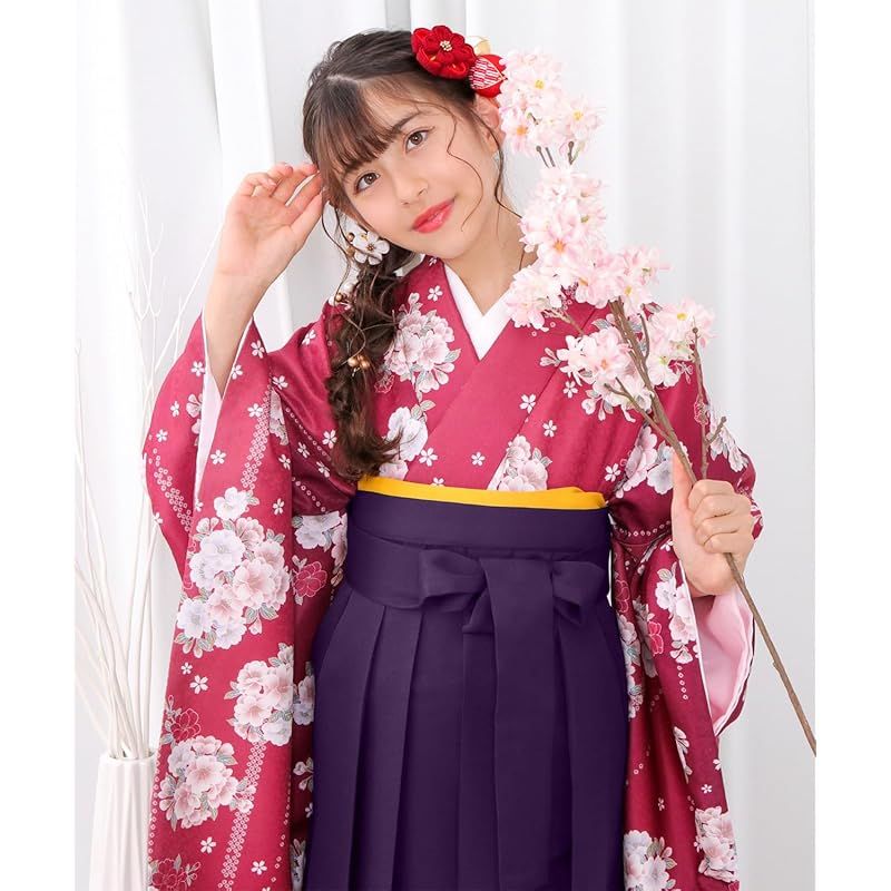 キョウエツ 京越 簡易袴 簡単着付け 小学生 卒業式 袴セット 160