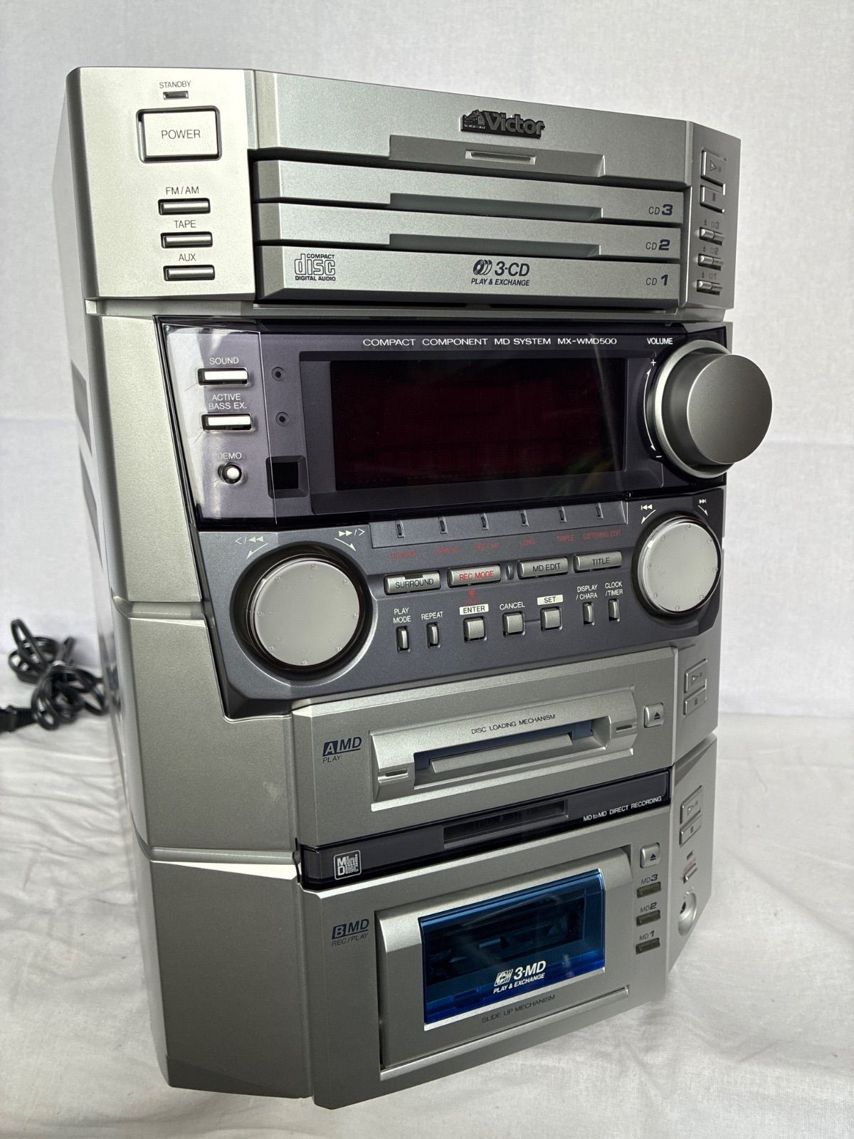 Victor MX-WMD500 コンポ CD MD ラジオ【ジャンク品】 - メルカリ