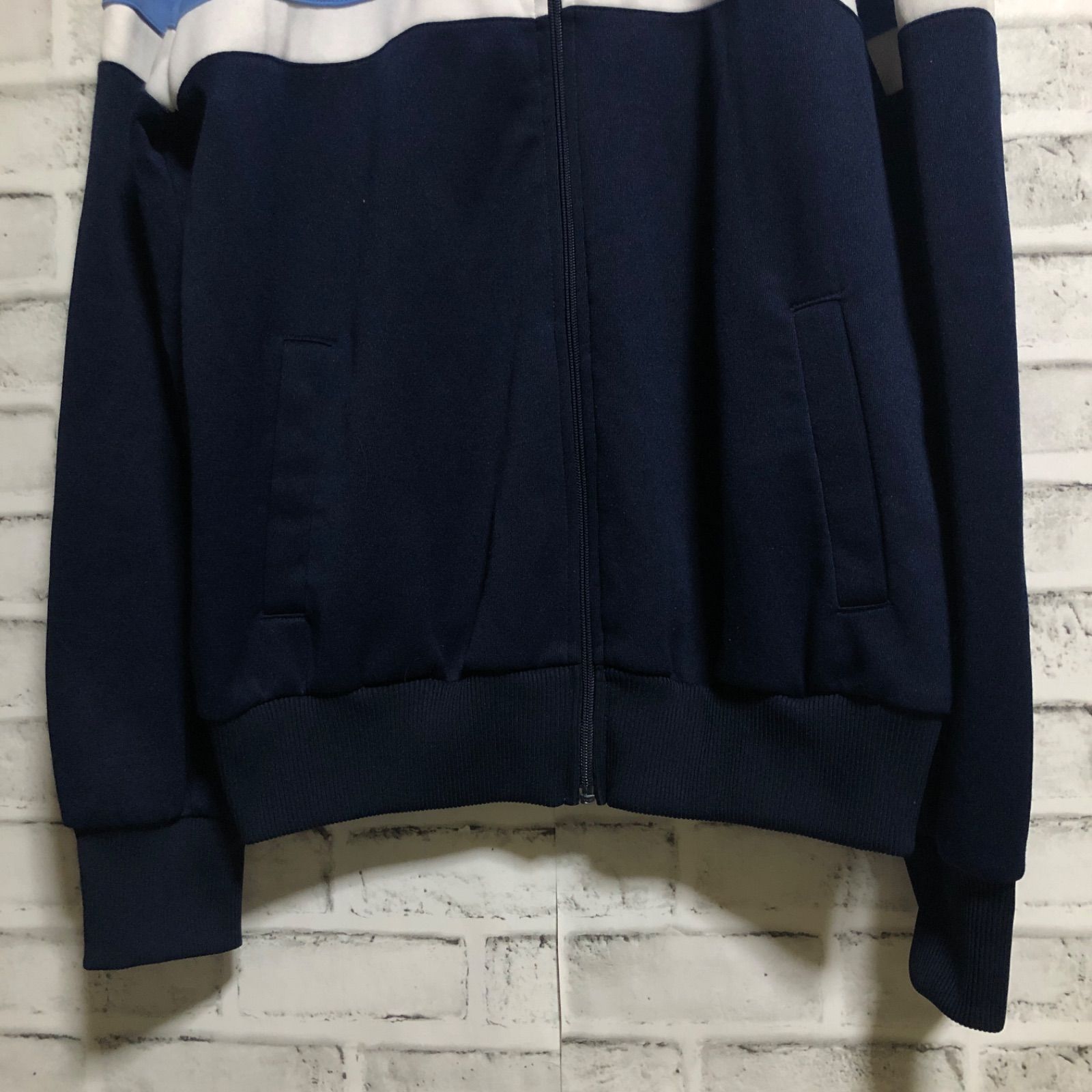 80s⭐️adidasトラックジャケット/ジャージ L 刺繍トレファイル 80s⭐️adidasトラックジャケット/ジャージ L 刺繍トレファイル