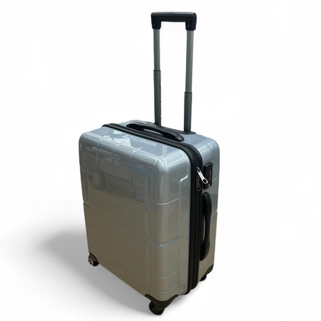 鍵なし ACE PROTECA エース プロテカ STARIA V スタリアV 56cm 53L 02642 スーツケース ストッパー付 キャリーケース キャリーバッグ 海外旅行 小型 シルバー