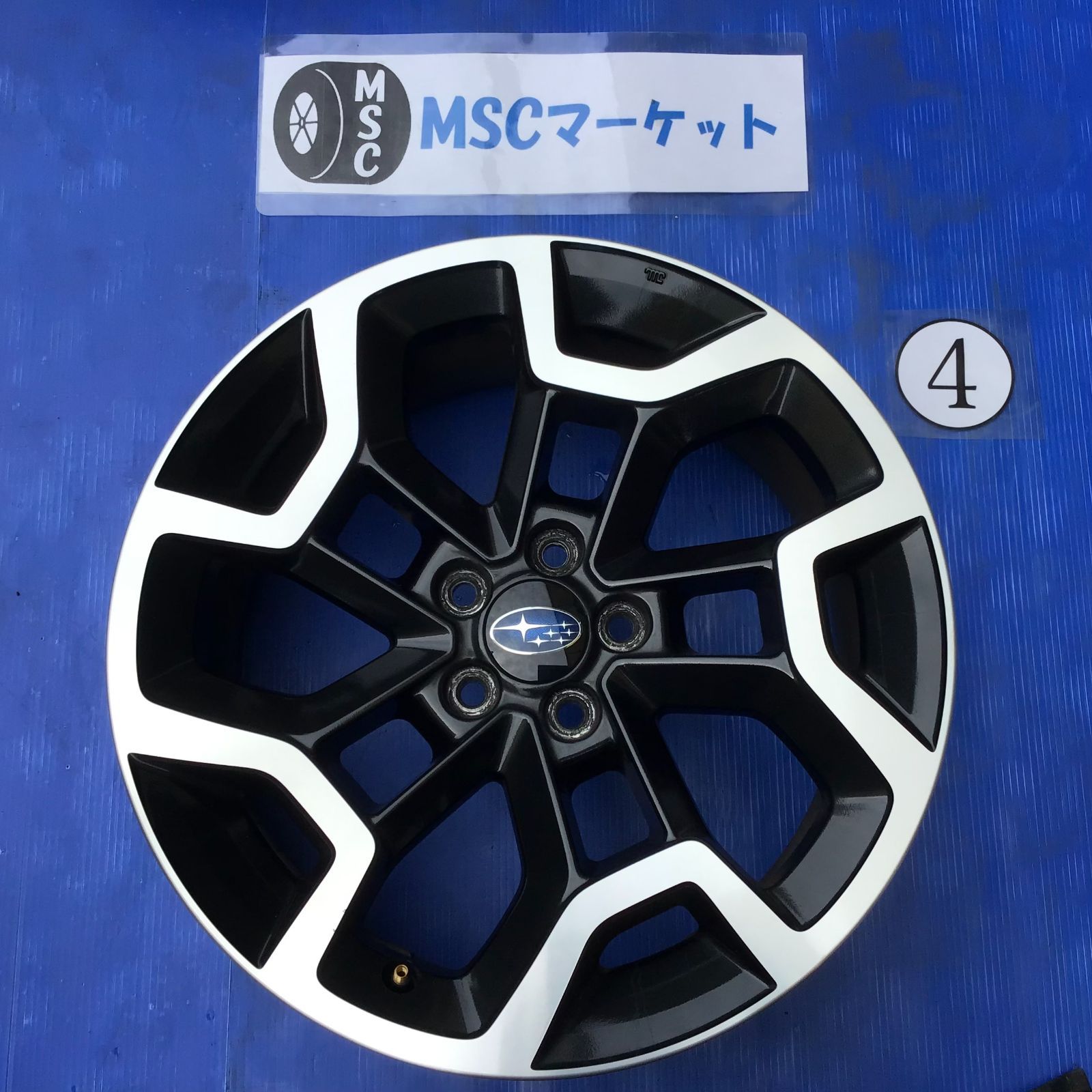 中古】17インチ アルミホイール スバル XV 純正 7.0-17 5H 100 +