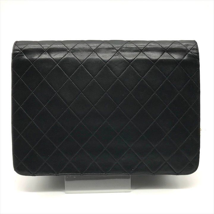 良品 CHANEL シャネル ココマーク マトラッセ ラムスキン プッシュ