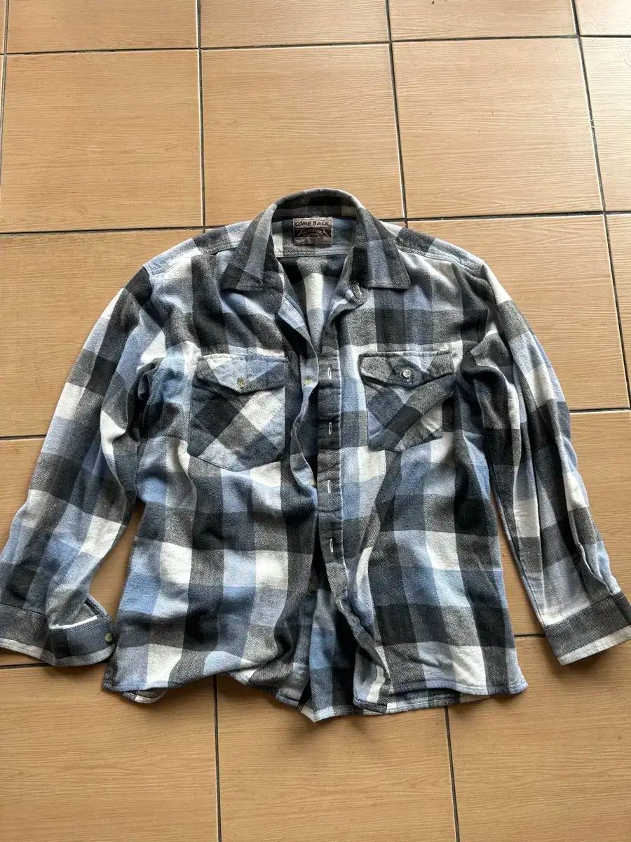 ヴィンテージ チェック フランネルシャツ