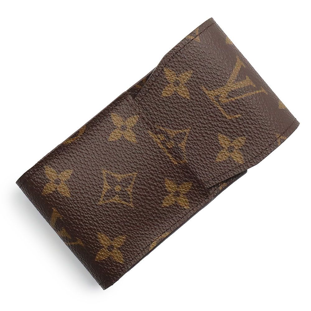 ルイ ヴィトン エテュイ シガレット 煙草 タバコケース モノグラム ブラウン M63024 LOUIS VUITTON ♥保管品