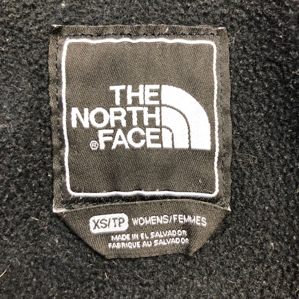 THE NORTH FACE ノースフェイス Denali デナリ フリースジャケット アウトドア ブラック (レディース XS) 中古 古着 Q9853