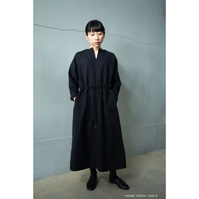 再入荷 hatsutoki ハツトキ | sumi ブラックドレス black | 送料無料 ワンピース ナチュラル 播州織 レディース きれいめ ゆったり リラックス おしゃれ ナチュラル服 カジュアル 30代 40代 50代